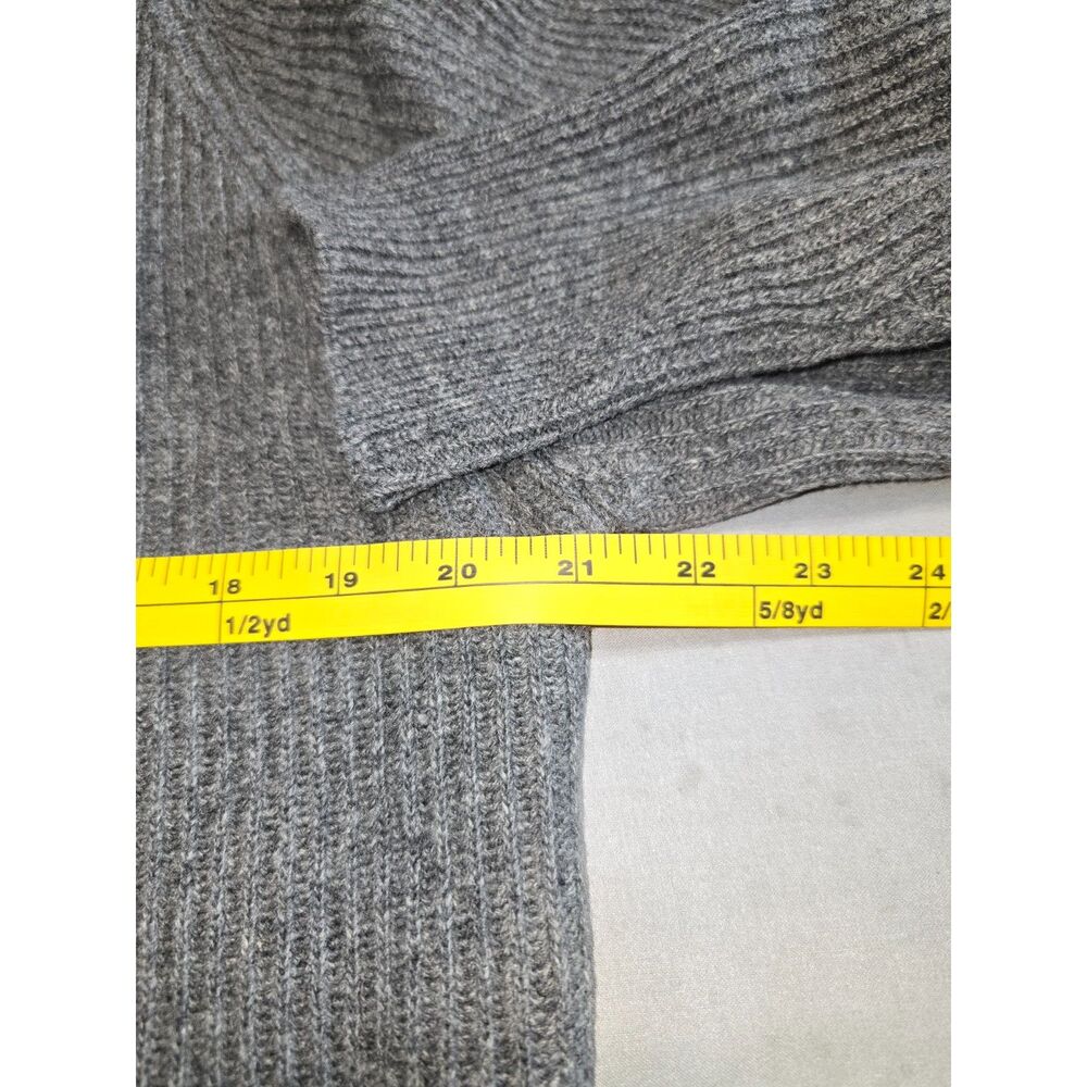 Men's Merino Wool Sweater - Vintage - Gray - Picture 6 of 8